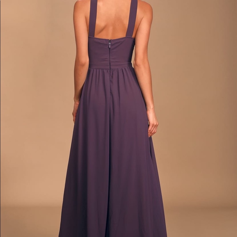Air of Romance Dust Purple Maxi Dress Lulus